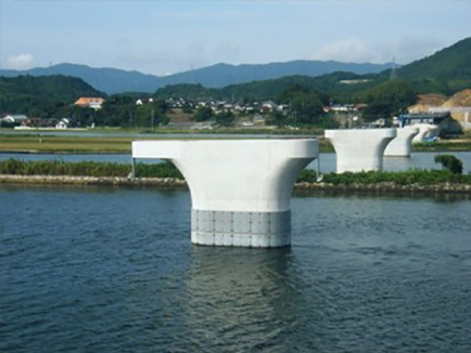 国道485号(松江第五大橋道路)大橋川橋梁下部工工事
