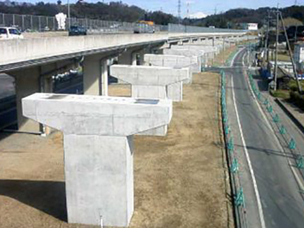 国道485号(松江第五大橋道路)東津田高架橋下部工事